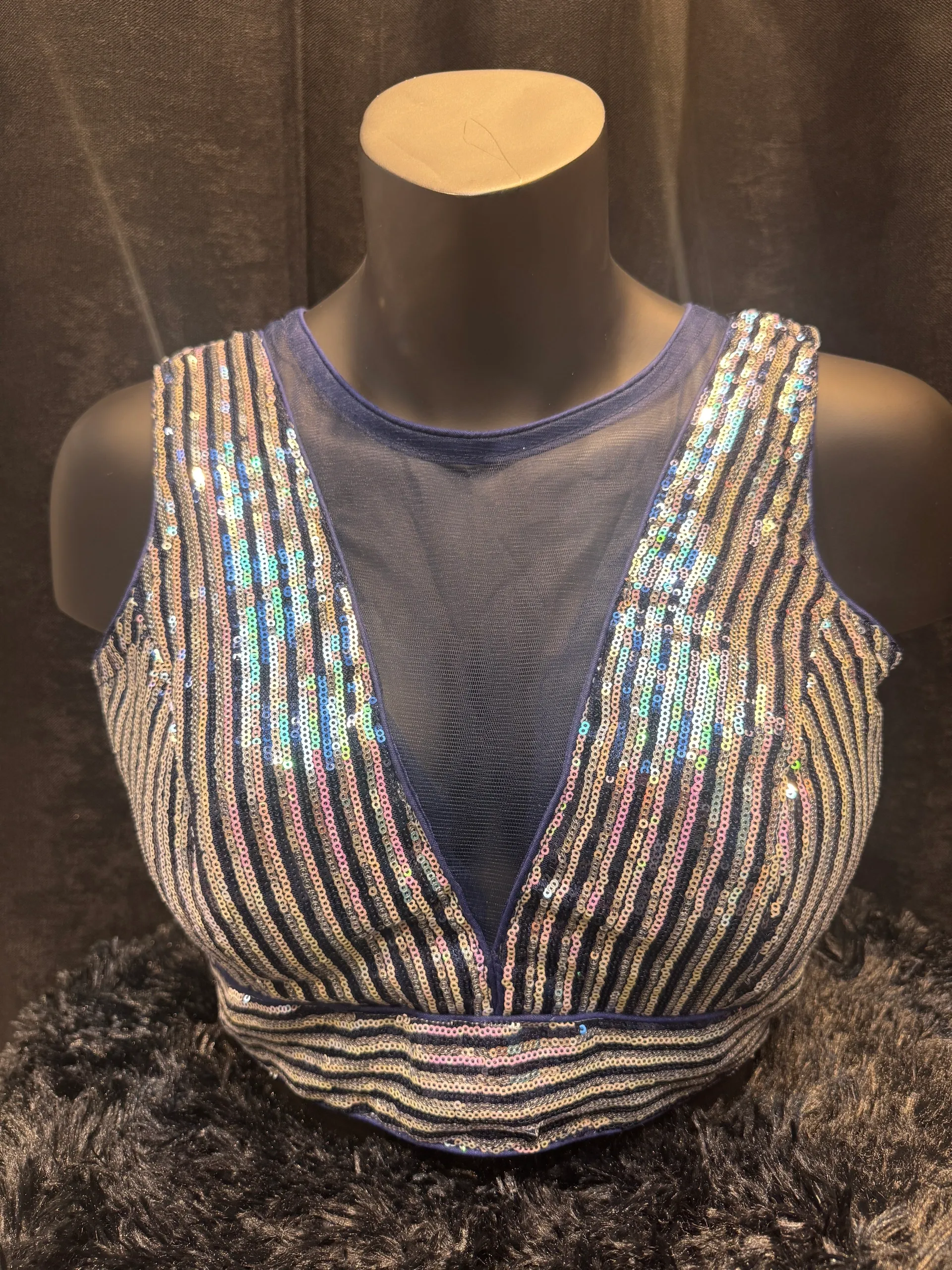 Sequence Navy Blue Blouse